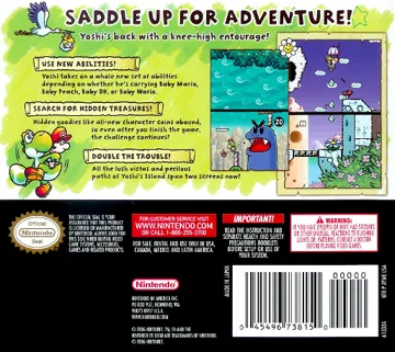 Yoshi's Island DS (USA) (Demo) (Kiosk) box cover back